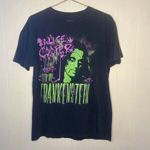 Alice Cooper black graphic tee